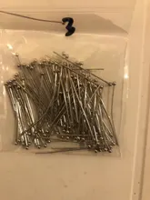 No se destiñe 100 unids/lote 20-70mm 316 pernos de bola de acero inoxidable hallazgos cabeza de bola pines para la fabricación de joyería DIY suministros Accesorios