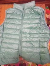 2020 las nuevas mujeres 90% pato blanco abajo chaleco Chaleco de las mujeres Ultra luz pato abajo chaqueta de chaleco de otoño e invierno de cuello alto sin mangas abrigo