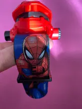 Reloj de dibujos animados de Disney para niños, 17 estilos, proyección 3D, superhéroes de dibujos animados, Spider-man, Iron Man, relojes digitales, juguete para niños