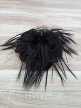 XINRAN-extensiones de moño sintético para mujeres y niños, moño desordenado y rizado, extensión de pelo para boda