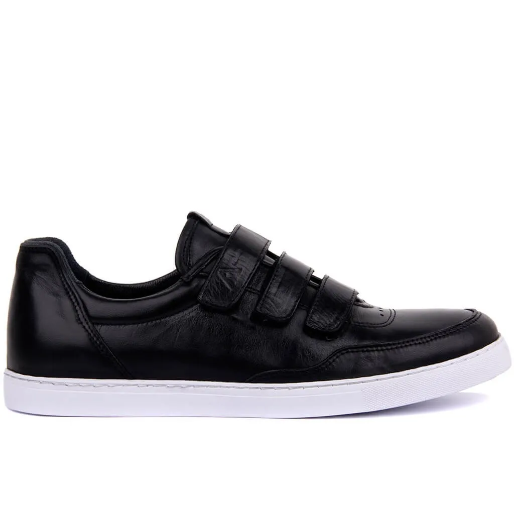 

Sail-Lakers Black Leather Men 'S Shoes