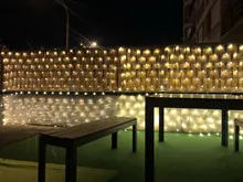 Curtain Garland Fairy-String-Light Led Net Mesh Window Christmas Wedding Party 2x2m 3x2m