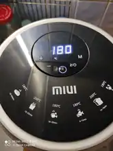 MIUI-freidora de aire sin aceite, horno eléctrico con pantalla táctil Digital, MI-CYCLONE, 360 °, tostadora de patatas fritas, EasyClean