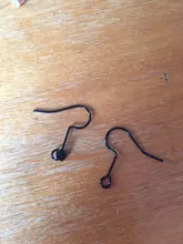 Ganchos para pendientes de 20x17mm, cierres para pendientes de color dorado y negro, accesorios para joyería DIY