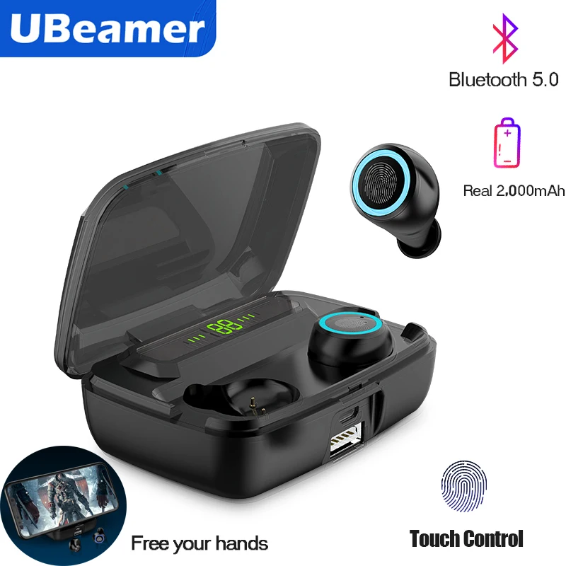 

Bluetooth 5.0 Stereo TWS Earphones True Wireless Headset Touch Control Noise Cancell Waterproof 2020 Audio&Visual Enthusiasts