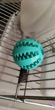 Pelota de goma resistente Extra Juguetes para perros, juguete de pelota interactiva, divertida y elástica, mordedores de juguete para perros, para limpieza de dientes de perro, Bola de comida