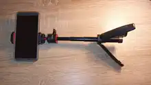 Vlog Tripod Microphone Phone-Mount-Holder Led-Light Ulanzi mt-08 DSLR A6300 for Mini