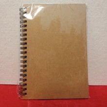 Cuaderno de bocetos Retro espiral, cuaderno de papel Kraft, cuaderno de bocetos, pintura, diario, Bloc de notas para estudiantes, Bloc de notas, Bloc DE BOCETOS