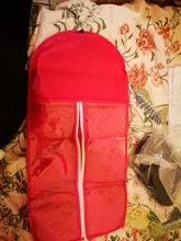 Bolsa de pelo negro Rosa Alileader con soporte de almacenamiento de peluca para pelucas, accesorios de peluca transparentes no tejidas, bolsa de almacenamiento para pelucas