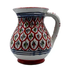 Кувшин керамический терракотовый вино вода Марокканская ручная роспись 3107190905