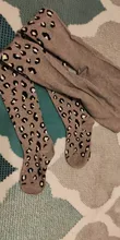 Medias de algodón con estampado de leopardo para niña y niño, medias para niña pequeña, ropa interior para chico 2020