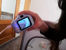 Mini cámara fotográfica digital 1080P para niños, Cámara de vídeo compacta para niños, juguete educativo, regalo de cumpleaños