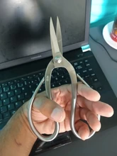 Tijera para podar raíces, Grado Profesional, 190mm, 4Cr13MoV, herramientas de bonsái de acero de aleación de TianBonsai