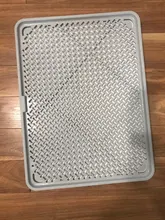 Pet Cat Dog Toilet Grid Tray Bedding Training Dog Bed Litter Box Tray for dogs Detachable