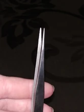 Vetus-Pinzas profesionales para pestañas, de acero inoxidable, antiestáticas, para extensión de pestañas postizas