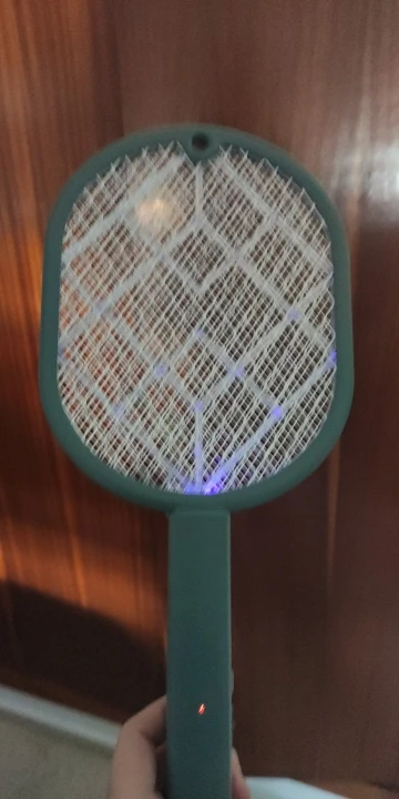 Hot Sale 4000V Electric Insect Racket Swatter Zapper USB Rechargeable Summer Mosquito Swatter Kill Fly Bug Zapper Killer Trap photo review