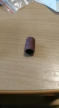 50 pzas/unids/lote cabezales cilíndricos montados mangas abrasivas bandas de lijado 80 #120 #180 # para manicura de uñas herramientas