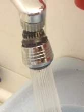 Kitchen Faucet Connector Diffuser Nozzle Aerator Shower WATER-FILTER Adjustable Transver