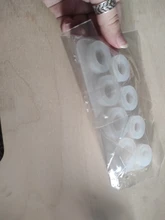 8 Uds molde de silicona de anillo de tamaños surtidos para joyería de resina molde de fundición de resina tamaño de EE. UU. 5-12