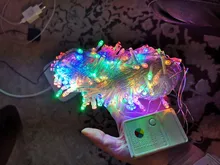 Fairy Light Garland Led-String Wedding-Decoration Patio Christmas Waterproof 100M Holiday