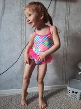 Bañador para niñas de 2 a 16 años, traje de baño de una pieza, wear-ST199mix de playa para niños, novedad de 2021