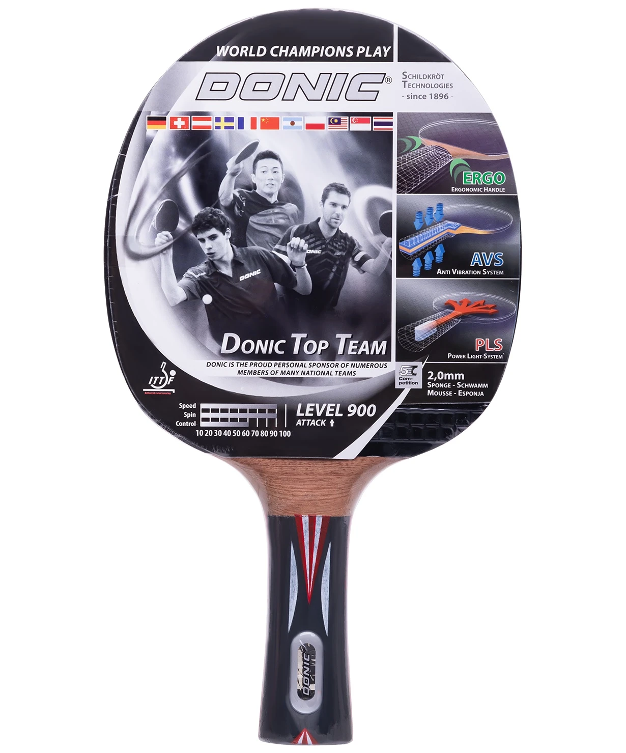 Table Tennis Racket Donic Top Team 900 - Table Tennis Accessories &  Equipment - AliExpress