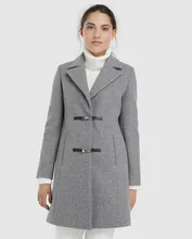 Abrigo de mujer corchetes - Ropa de mujer