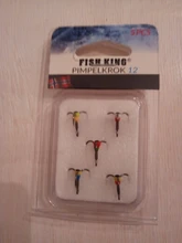 Barbed-Trebles-Hooks Ice-Fishing-Hooks Diamond High-Carbon-Steel with Overturned Winter