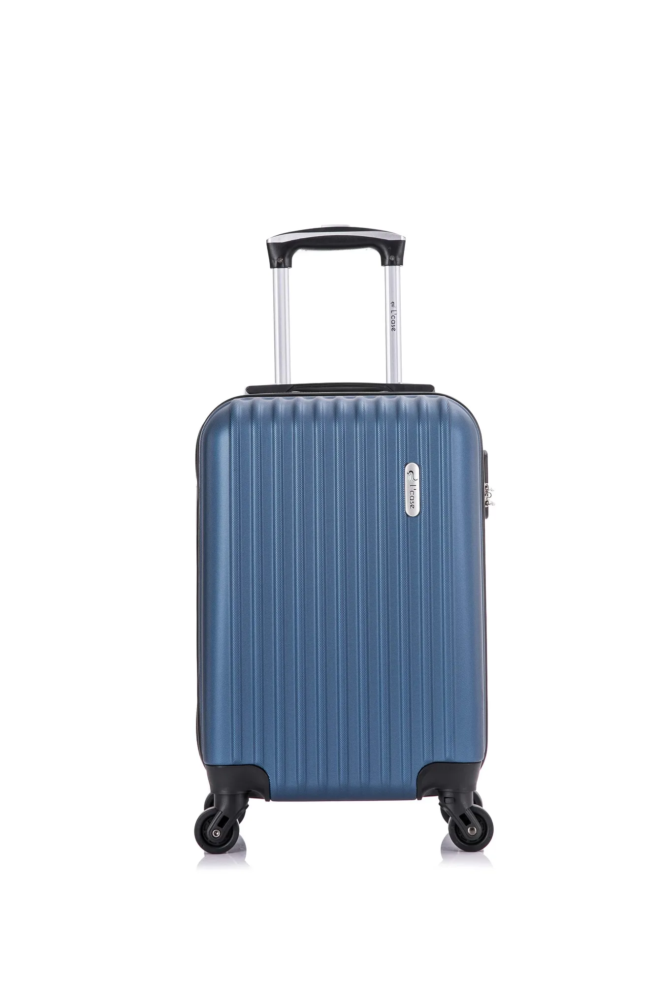 dark blue suitcase
