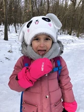 Sombrero de invierno para niños y niñas, gorros de lana con dibujos animados, bufanda gruesa, fotografía de bebé recién nacido