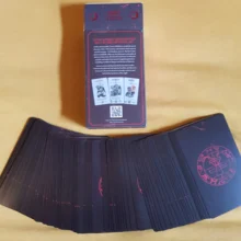Juego de 78 tarjetas de adivinación de Tarot oculto, cartas de oráculo, tablero de naipes de fiesta familiar, Solomonic antiguo Magickal