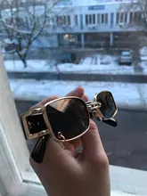 Gafas de sol rectangulares para hombre y mujer, lentes de sol rectangulares de lujo, cuadradas, de Metal Vintage, UV400, 1 Uds., 2020