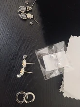 XIYANIKE-pendientes femeninos de aro de circón con microincrustaciones, de Plata de Ley 925, accesorios de regalo de joyería elegantes hechos a mano