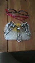 Polea De Acero inoxidable M15/M20 M25 M32 M50 rueda única giratoria polea de elevación de rueda para elevación herramientas