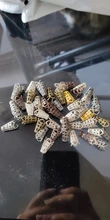 50 Uds. De abalorios de aleación de 17x10mm, accesorios de joyería, colgante con forma de flor antigua, para fabricación de joyería DIY