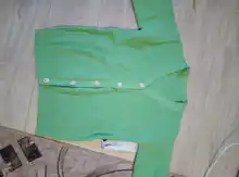 Meiangyoung-cárdigan de manga linterna con cuello en V para mujer, suéter básico de punto de gran tamaño, Cárdigan para Otoño e Invierno