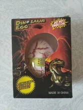 Lindo magia agua expansión dinosaurios creciendo eclosionando huevos novedad Gag juguetes para niños educativos agua creciente dinosaurio