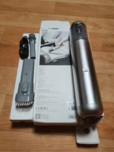 Baseus-miniaspiradora de mano inalámbrica para coche, aspirador portátil de 15000Pa con luz LED, para limpieza del hogar