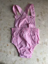Ropa de verano para bebé de 0 a 3 años, Body de algodón para recién nacido, mono informal liso a rayas, trajes para el sol, 2019