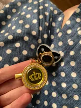 Chupete de bebé de adorno dorado, cadena de Clip sin BPA de silicona, pezón de diamantes de imitación infantil, regalo de ducha de 0 a 18 meses, 6 colores