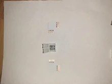 Tira de luces led rgb, GRN-FLASHING en forma de L, 10mm, 4 pines, conector RGB LED, para codo de conexión, ángulo recto, 10mm, 5050, 2835/3528