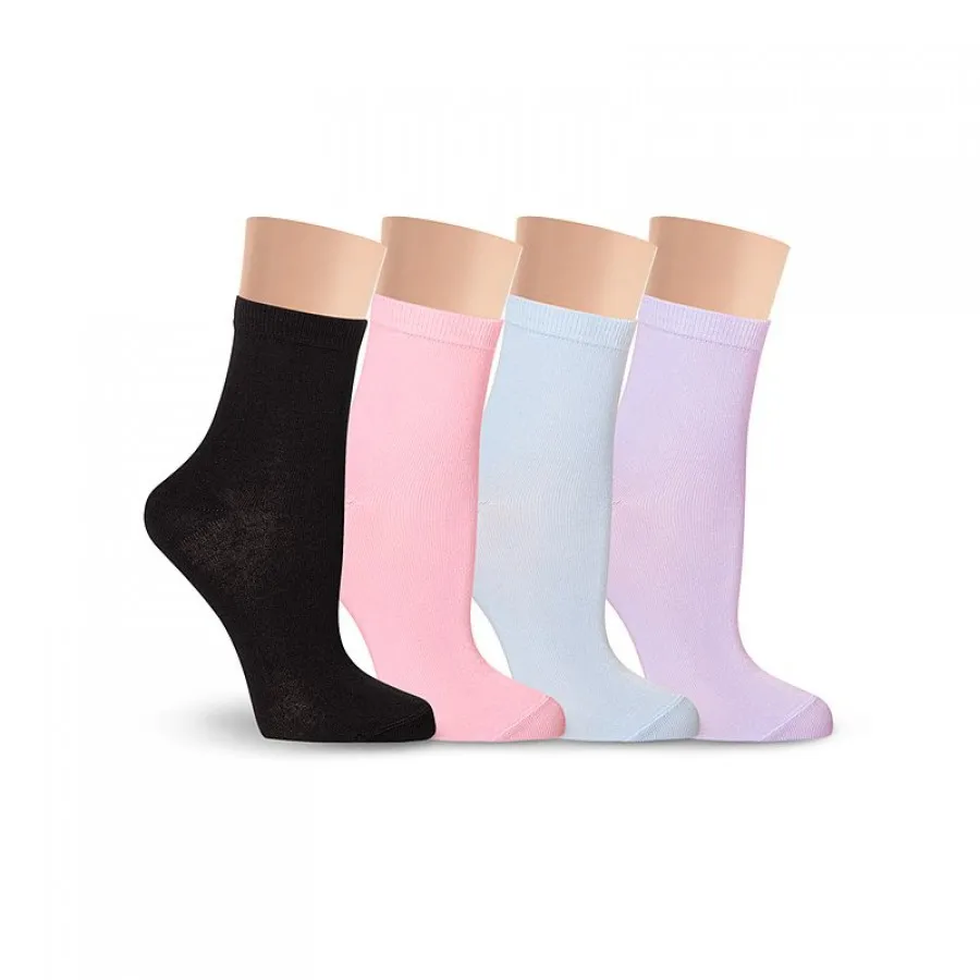 10 пар женских однотонных носков Д5