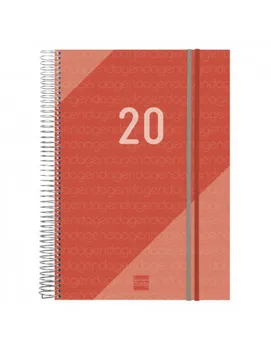 

SPIRAL AGENDA YEAR SIGHT NETWORK DAY FOR PAGE E40 230X297X20 MM 2020 FINOCAM