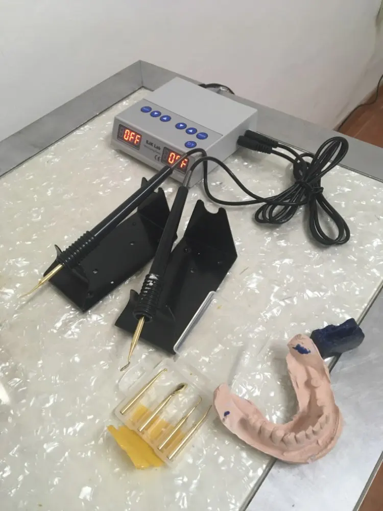 Dental Lab Electric Thin Waxer Carving knife Machine Double Pen 6 Wax Tip Pot Dental Lab reviews №3 112515