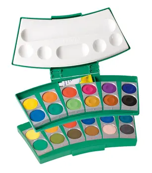 

PELIKAN 735-24 colors opaque ProColor pack box, color: green pens