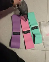 Bandas de resistencia para Fitness, Juego de 3 piezas, banda elástica expansora de goma para entrenamiento en casa, equipo de ejercicio