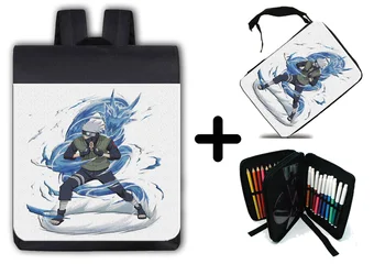 

PACK BACKPACK AND CASE KAKASHI HATAKE NINJA WHO COPY school