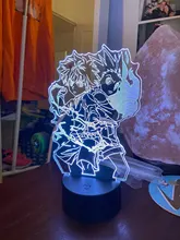 Night-Light Decor-Lighting Hxh-Lamp Gon Bedside Killua-Figure Bedroom Anime Hunter-X-Hunter