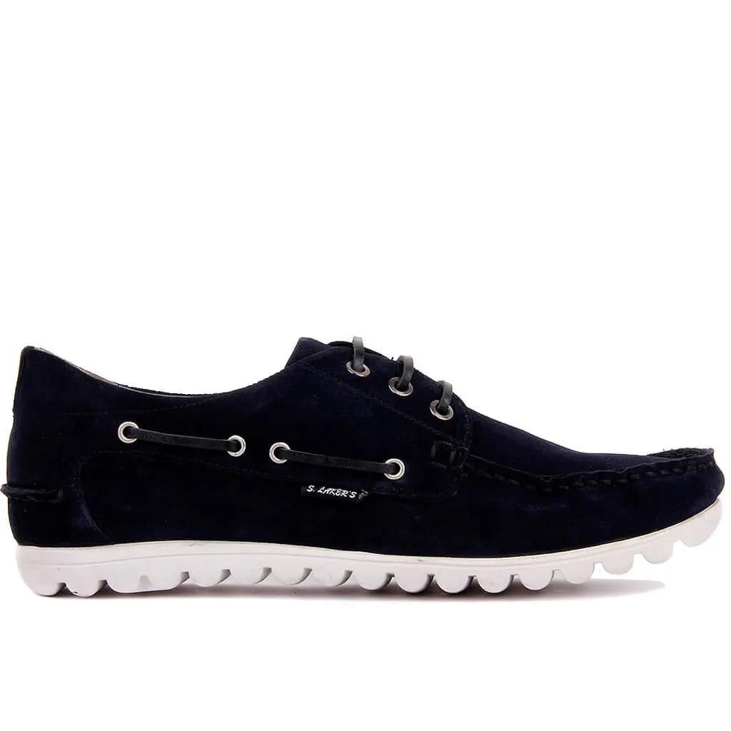 

Sail Lakers-Navy Blue Suede Men Casual Shoes
