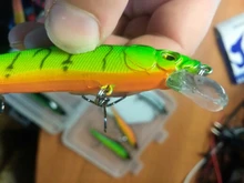 Lures Floating Wobbler Tackle Minnow Fishing-Lure Treble-Hooks Hard-Bait Bass Artificial